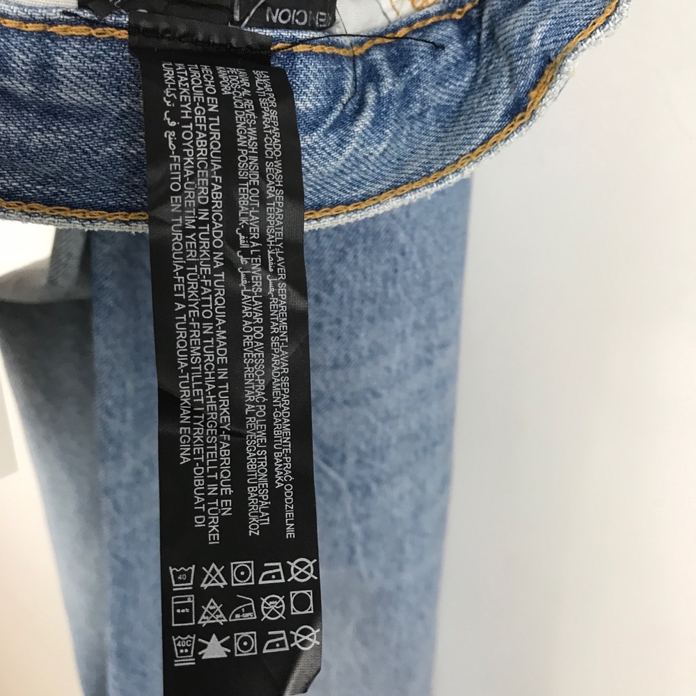 Zara The Truth Slim Jeans in Sky Blue Size 14 - Picture 9 of 14